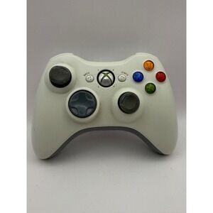Microsoft Xbox 360 Wireless Controller White Model X801769-024 Official OEM